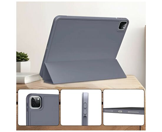 Чехол для планшета BeCover Tri Fold Hard TPU Apple iPad Pro 11 2020/2021/2022 Purple (711114), изображение 3 Чехол для планшета BeCover Tri Fold Hard TPU Apple iPad Pro 11 2020/2021/2022 Purple (711114), изображение 3