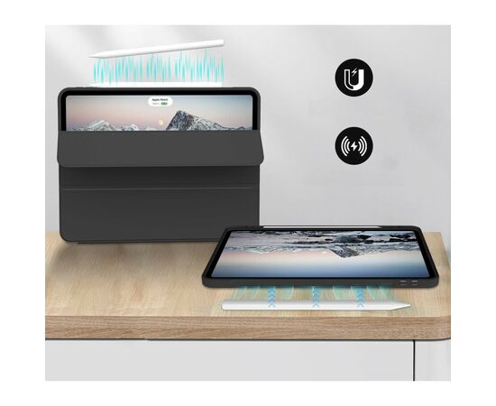 Чехол для планшета BeCover Tri Fold Hard TPU Apple iPad Pro 12.9 2020/2021/2022 Black (711115), изображение 4 Чехол для планшета BeCover Tri Fold Hard TPU Apple iPad Pro 12.9 2020/2021/2022 Black (711115), изображение 4