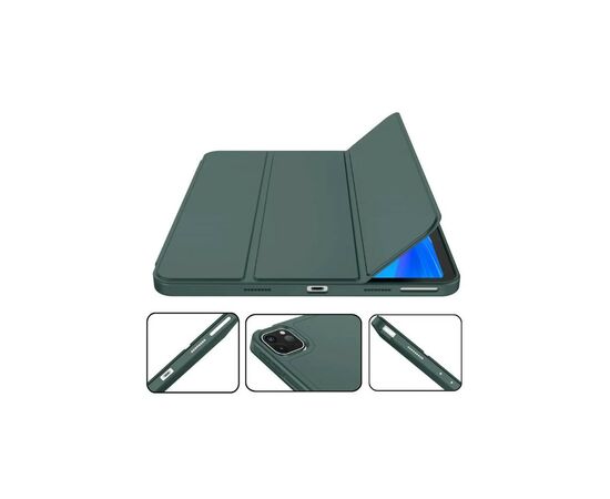 Чехол для планшета BeCover Tri Fold Hard TPU Apple iPad Pro 12.9 2020/2021/2022 Dark Green (711116), изображение 3 Чехол для планшета BeCover Tri Fold Hard TPU Apple iPad Pro 12.9 2020/2021/2022 Dark Green (711116), изображение 3