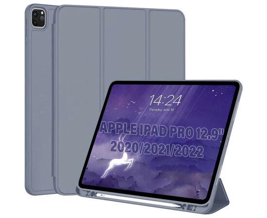 Чехол для планшета BeCover Tri Fold Hard TPU Apple iPad Pro 12.9 2020/2021/2022 Purple (711117), изображение 2