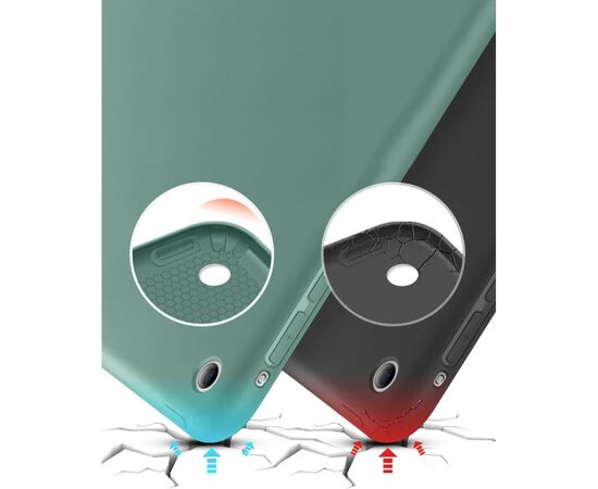 Чохол до планшета BeCover Tri Fold Soft TPU Silicone Apple iPad 9.7 2017/2018 A1822/A1823/A1893/A1954 Dark Green (711129), зображення 5 Чохол до планшета BeCover Tri Fold Soft TPU Silicone Apple iPad 9.7 2017/2018 A1822/A1823/A1893/A1954 Dark Green (711129), зображення 5