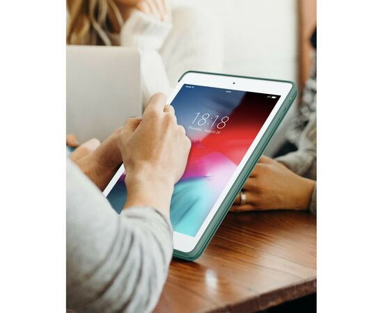 Чохол до планшета BeCover Tri Fold Soft TPU Silicone Apple iPad 9.7 2017/2018 A1822/A1823/A1893/A1954 Dark Green (711129), зображення 6 Чохол до планшета BeCover Tri Fold Soft TPU Silicone Apple iPad 9.7 2017/2018 A1822/A1823/A1893/A1954 Dark Green (711129), зображення 6