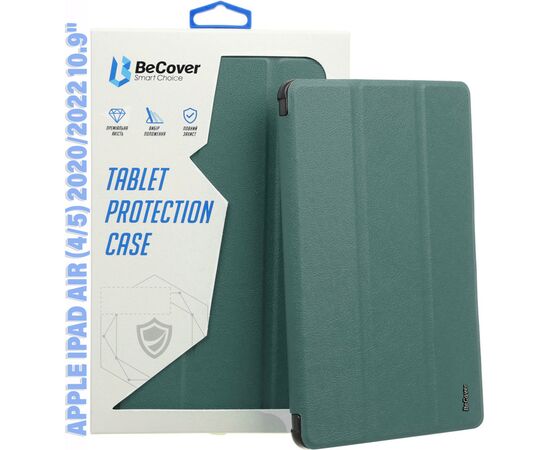 Чохол до планшета BeCover Tri Fold Soft TPU Silicone Apple iPad Air (4/5) 2020/2022 10.9" Dark Green (711130)