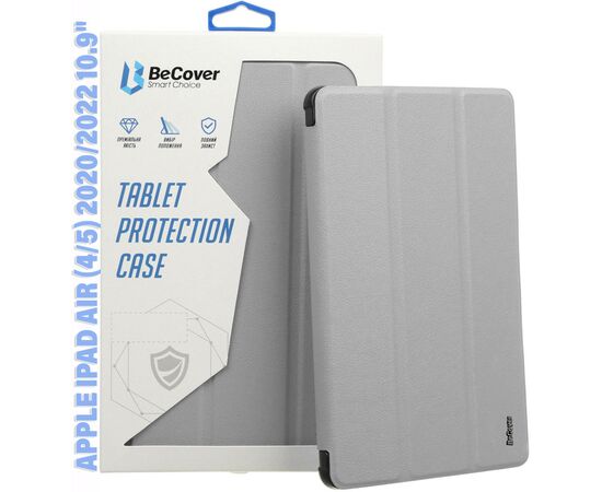 Чехол для планшета BeCover Tri Fold Soft TPU Silicone Apple iPad Air (4/5) 2020/2022 10.9" Gray (711132)