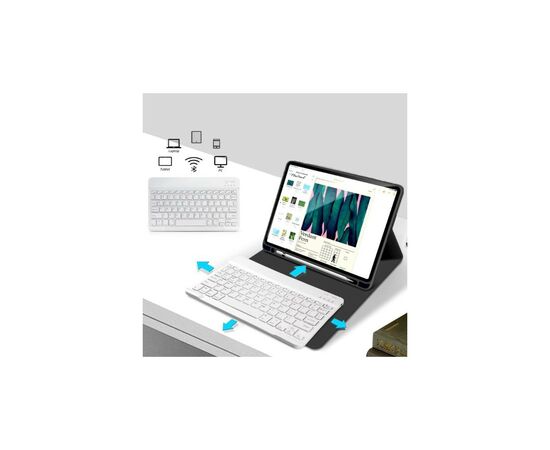 Чехол для планшета BeCover Keyboard Apple iPad 10.2 2019/2020/2021 Black (711134), изображение 3 Чехол для планшета BeCover Keyboard Apple iPad 10.2 2019/2020/2021 Black (711134), изображение 3