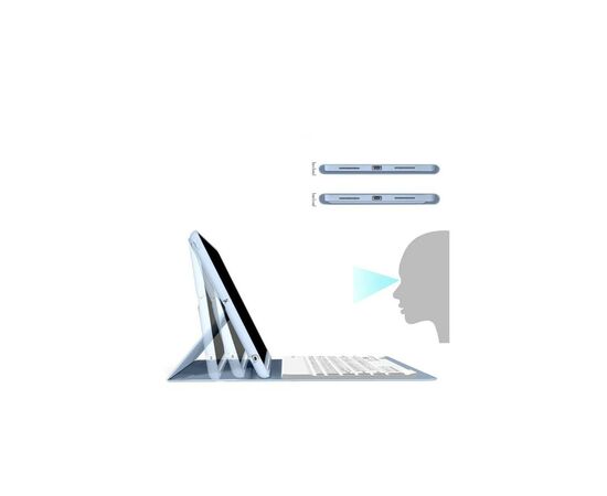 Чохол до планшета BeCover Keyboard Apple iPad 10.2 2019/2020/2021 Light Blue (711136), зображення 3 Чохол до планшета BeCover Keyboard Apple iPad 10.2 2019/2020/2021 Light Blue (711136), зображення 3