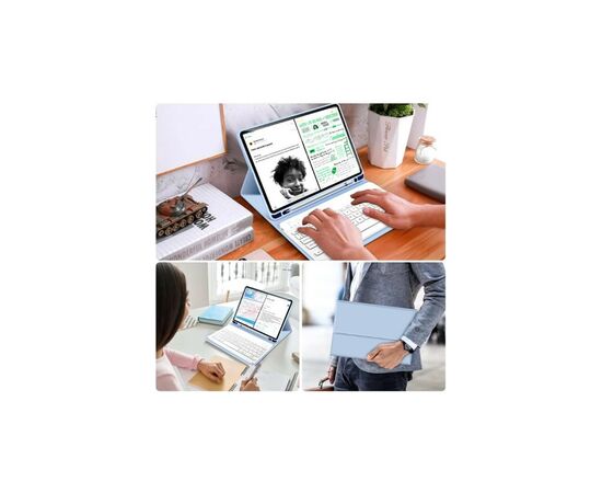 Чохол до планшета BeCover Keyboard Apple iPad 10.2 2019/2020/2021 Light Blue (711136), зображення 6 Чохол до планшета BeCover Keyboard Apple iPad 10.2 2019/2020/2021 Light Blue (711136), зображення 6