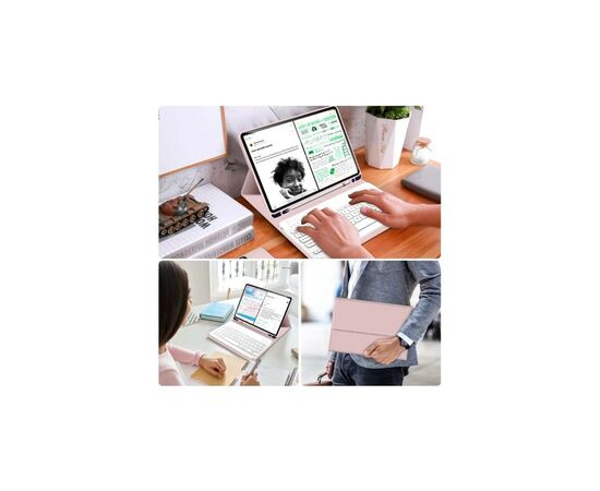 Чехол для планшета BeCover Keyboard Apple iPad 10.2 2019/2020/2021 Pink (711137), изображение 6 Чехол для планшета BeCover Keyboard Apple iPad 10.2 2019/2020/2021 Pink (711137), изображение 6