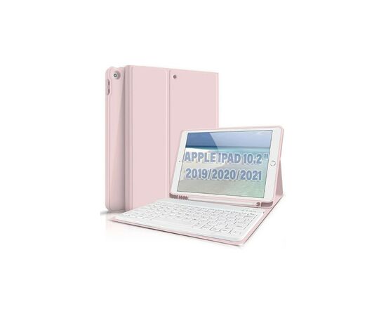 Чохол до планшета BeCover Keyboard Apple iPad 10.2 2019/2020/2021 Pink (711137)