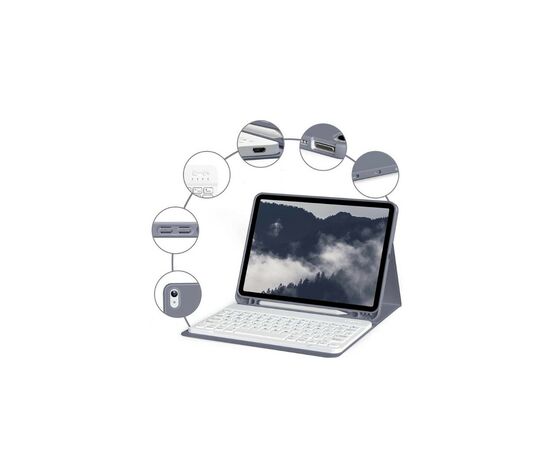Чохол до планшета BeCover Keyboard Apple iPad 10.2 2019/2020/2021 Purple (711138), зображення 2 Чохол до планшета BeCover Keyboard Apple iPad 10.2 2019/2020/2021 Purple (711138), зображення 2