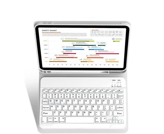 Чехол для планшета BeCover Keyboard Apple iPad 10.9" 2022 Gray (711140), изображение 3 Чехол для планшета BeCover Keyboard Apple iPad 10.9" 2022 Gray (711140), изображение 3