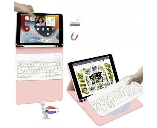 Чохол до планшета BeCover Keyboard Apple iPad 10.9" 2022 Pink (711142), зображення 6 Чохол до планшета BeCover Keyboard Apple iPad 10.9" 2022 Pink (711142), зображення 6