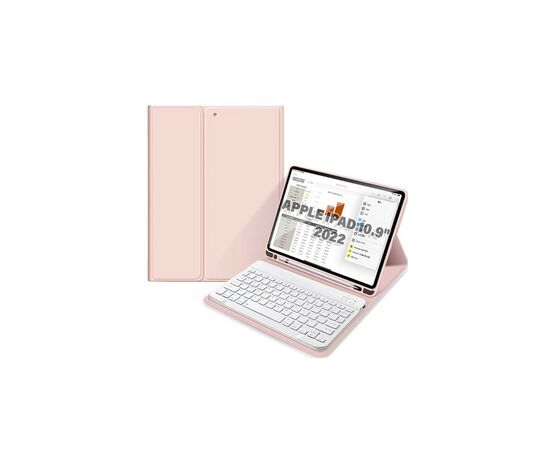 Чохол до планшета BeCover Keyboard Apple iPad 10.9" 2022 Pink (711142)