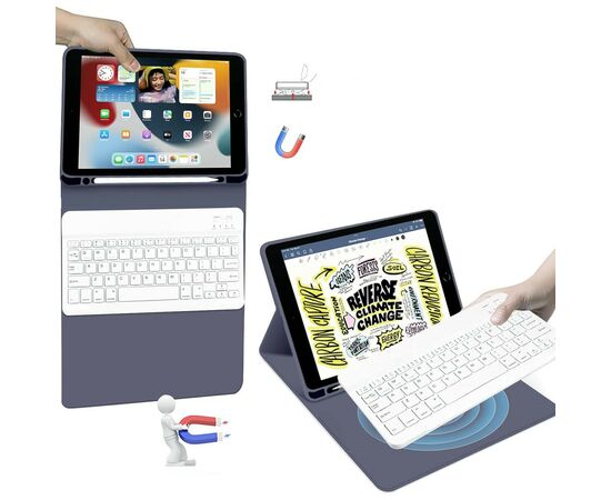Чохол до планшета BeCover Keyboard Apple iPad 10.9" 2022 Purple (711143), зображення 6 Чохол до планшета BeCover Keyboard Apple iPad 10.9" 2022 Purple (711143), зображення 6