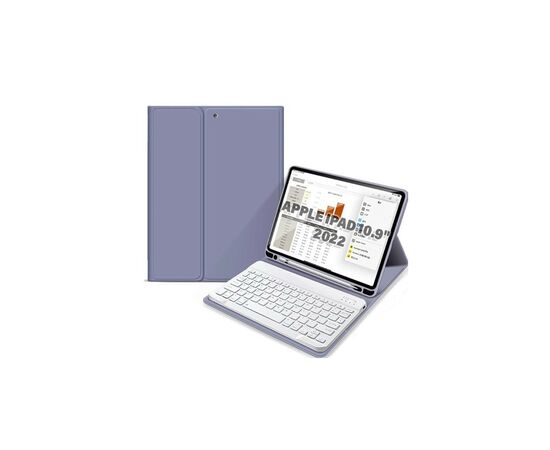 Чохол до планшета BeCover Keyboard Apple iPad 10.9" 2022 Purple (711143)