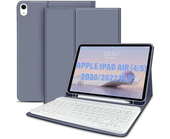 Чохол до планшета BeCover Keyboard Apple iPad Air (4/5) 2020/2022 10.9" Purple (711148)