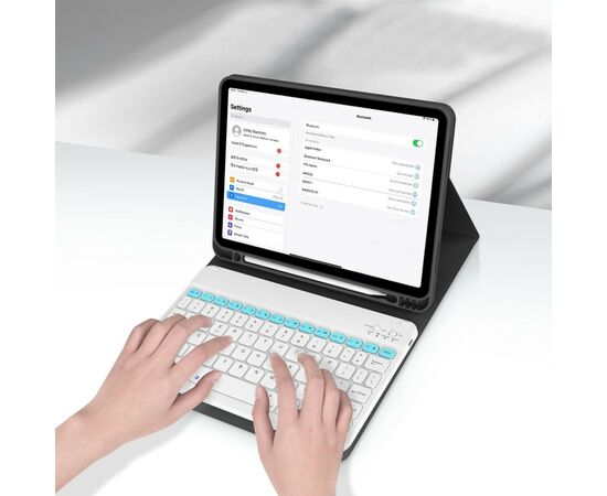 Чехол для планшета BeCover Keyboard Apple iPad Air 11" M2 2024 Black (711394), изображение 4 Чехол для планшета BeCover Keyboard Apple iPad Air 11" M2 2024 Black (711394), изображение 4