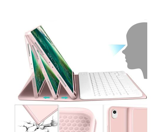 Чехол для планшета BeCover Keyboard Apple iPad Air 11" M2 2024 Pink (711398), изображение 3 Чехол для планшета BeCover Keyboard Apple iPad Air 11" M2 2024 Pink (711398), изображение 3