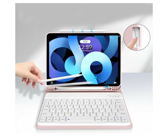 Чехол для планшета BeCover Keyboard Apple iPad Air 11" M2 2024 Pink (711398), изображение 4 Чехол для планшета BeCover Keyboard Apple iPad Air 11" M2 2024 Pink (711398), изображение 4
