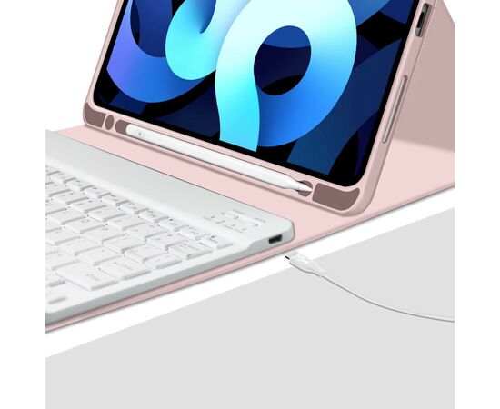 Чехол для планшета BeCover Keyboard Apple iPad Air 11" M2 2024 Pink (711398), изображение 5 Чехол для планшета BeCover Keyboard Apple iPad Air 11" M2 2024 Pink (711398), изображение 5