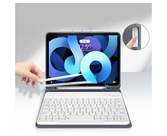 Чехол для планшета BeCover Keyboard Apple iPad Air 11" M2 2024 Purple (711399), изображение 3 Чехол для планшета BeCover Keyboard Apple iPad Air 11" M2 2024 Purple (711399), изображение 3