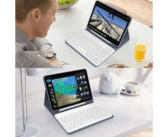 Чехол для планшета BeCover Keyboard Apple iPad Air 11" M2 2024 Purple (711399), изображение 5 Чехол для планшета BeCover Keyboard Apple iPad Air 11" M2 2024 Purple (711399), изображение 5