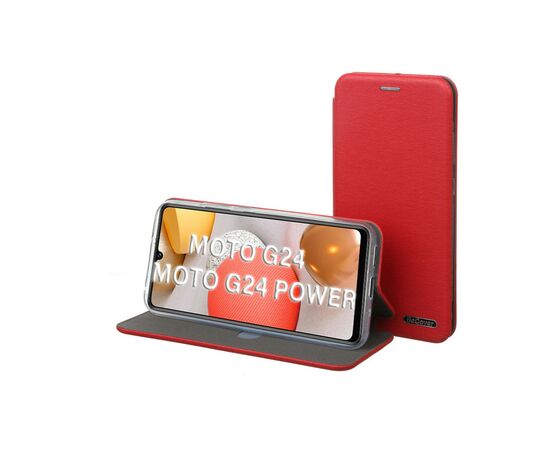 Чохол до мобільного телефона BeCover Exclusive Motorola Moto G24/G24 Power Burgundy Red (710727)