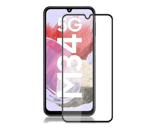 Стекло защитное BeCover Samsung Galaxy M34 5G SM-M346 Black (711445), изображение 2 Стекло защитное BeCover Samsung Galaxy M34 5G SM-M346 Black (711445), изображение 2