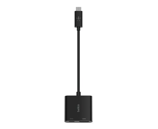 Переходник USB-C - HDMI 60W PD, black Belkin (AVC002BTBK), изображение 3 Переходник USB-C - HDMI 60W PD, black Belkin (AVC002BTBK), изображение 3