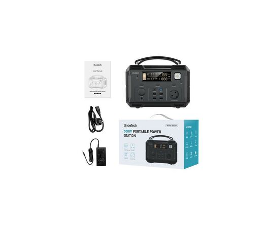 Зарядна станція Choetech BS004-EU-BK, 500W (BS004-EU-BK), зображення 5 Зарядна станція Choetech BS004-EU-BK, 500W (BS004-EU-BK), зображення 5