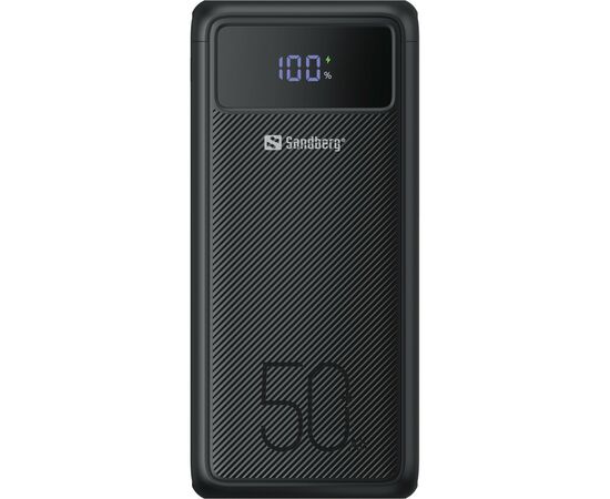 Батарея универсальная Sandberg 50000mAh 130W PD, 3хUSB 3xType-C LED 2W (420-75), изображение 4 Батарея универсальная Sandberg 50000mAh 130W PD, 3хUSB 3xType-C LED 2W (420-75), изображение 4