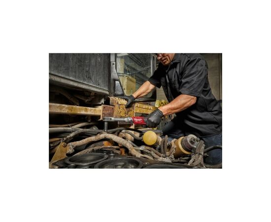 Гайковерт Milwaukee угловой удлиненный 3/8" M12 FIR38LR-0, 75Нм (без АКБ и ЗУ) (4933471500), изображение 11 Гайковерт Milwaukee угловой удлиненный 3/8" M12 FIR38LR-0, 75Нм (без АКБ и ЗУ) (4933471500), изображение 11