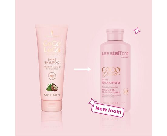 Шампунь Lee Stafford Сосо Loco Shine Shampoo 250 мл (4060282703339), зображення 2 Шампунь Lee Stafford Сосо Loco Shine Shampoo 250 мл (4060282703339), зображення 2