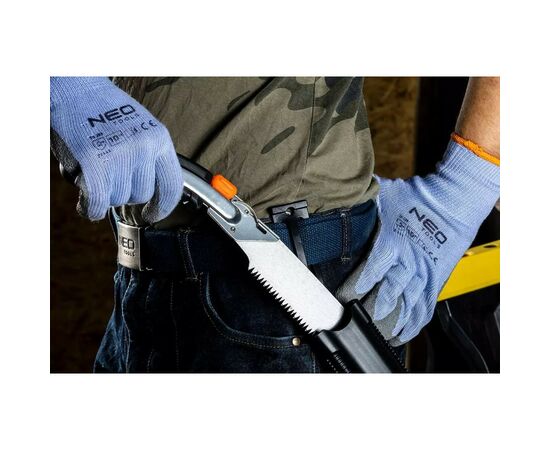 Ножовка Neo Tools садовая 35см, 3D зуби, 6 TPI, 0.256кг, чохол (42-102), изображение 5 Ножовка Neo Tools садовая 35см, 3D зуби, 6 TPI, 0.256кг, чохол (42-102), изображение 5