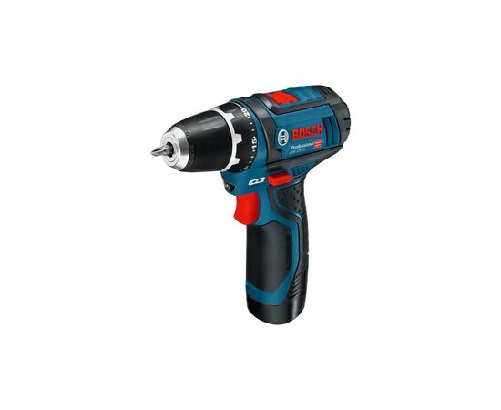 Шуруповерт Bosch GSR 12V-15 12В, 2х2А/год, 15-30Нм, 0-400/400-1300об/хв, набір 10 біт, кейс (0.601.868.10G), зображення 2 Шуруповерт Bosch GSR 12V-15 12В, 2х2А/год, 15-30Нм, 0-400/400-1300об/хв, набір 10 біт, кейс (0.601.868.10G), зображення 2