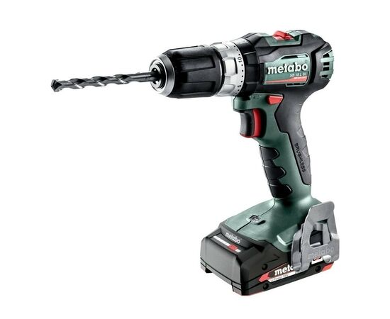Шуруповерт Metabo SB 18 L BL Li-Power 18В, акб 2х2Ah, 25·60Нм, 0-550·0-1850об/хв, metaBOX 145 (602331500)