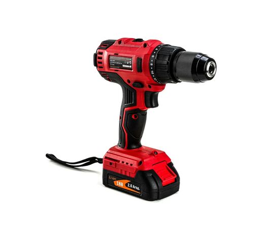 Шуруповерт GTM DSI18/60BL с ударом, 18V, 60Нм, 2x2Ah (DSI18/60BL), изображение 4 Шуруповерт GTM DSI18/60BL с ударом, 18V, 60Нм, 2x2Ah (DSI18/60BL), изображение 4