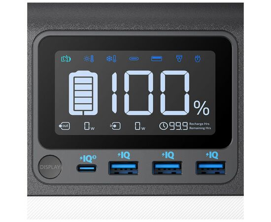 Зарядная станция Anker 535 PowerHouse 512Wh (A1751311), изображение 8 Зарядная станция Anker 535 PowerHouse 512Wh (A1751311), изображение 8