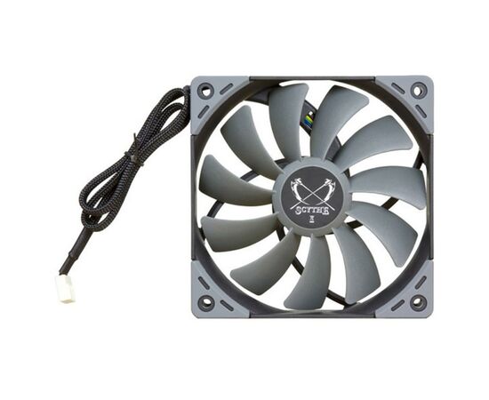 Кулер для корпуса Scythe Kaze Flex 120 mm PWM (SU1225FD12M-RHP), изображение 2 Кулер для корпуса Scythe Kaze Flex 120 mm PWM (SU1225FD12M-RHP), изображение 2
