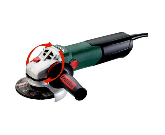 Шлифовальная машина Metabo WEV 19-125 Q M-BRUSH 125мм, 1900Вт, 2800-11000об/мин, 2.5кг (613108000), изображение 4 Шлифовальная машина Metabo WEV 19-125 Q M-BRUSH 125мм, 1900Вт, 2800-11000об/мин, 2.5кг (613108000), изображение 4