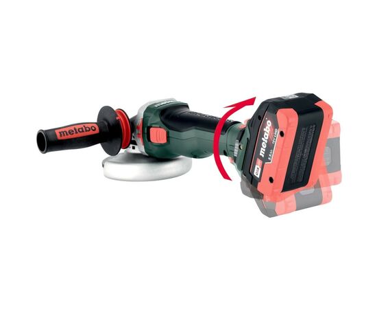 Шлифовальная машина Metabo WVB 18 LTX BL 15-125 Quick 125мм, 18В, 2х5.5Ah, 2500-10000об/мин, metaBOX 165L (601731660), изображение 2 Шлифовальная машина Metabo WVB 18 LTX BL 15-125 Quick 125мм, 18В, 2х5.5Ah, 2500-10000об/мин, metaBOX 165L (601731660), изображение 2