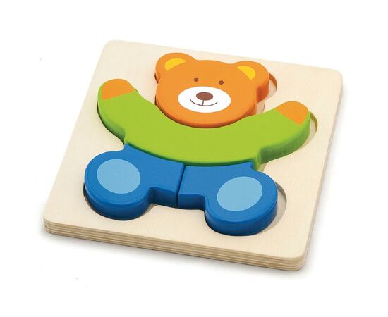 Развивающая игрушка Viga Toys Медведь Мини-пазл (50169)