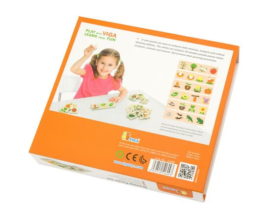 Пазл Viga Toys Трансформация (51609), изображение 3 Пазл Viga Toys Трансформация (51609), изображение 3