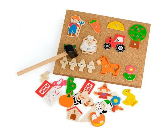 Набір для творчості Viga Toys Ферма (51606), зображення 2 Набір для творчості Viga Toys Ферма (51606), зображення 2