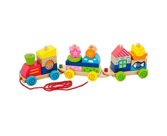 Каталка Viga Toys Паровозик (50089)