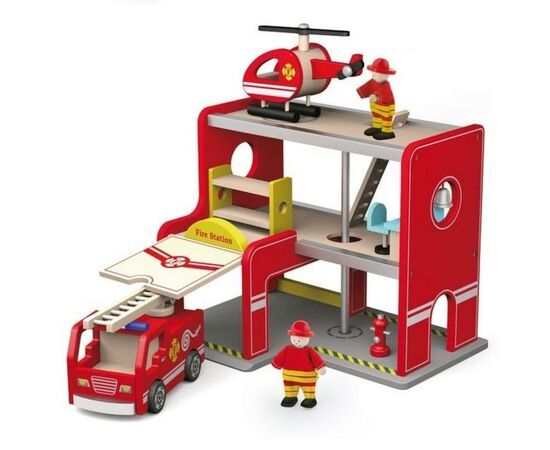 Ігровий набір Viga Toys Пожежна станція (50828)