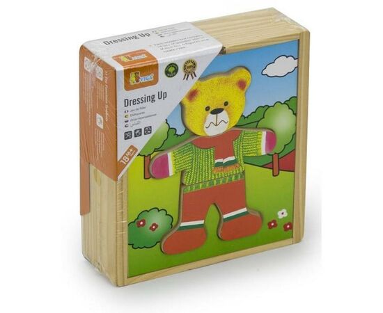 Развивающая игрушка Viga Toys Гардероб медведя (56401)