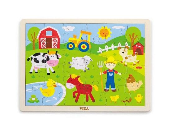 Пазл Viga Toys Ферма (50197)