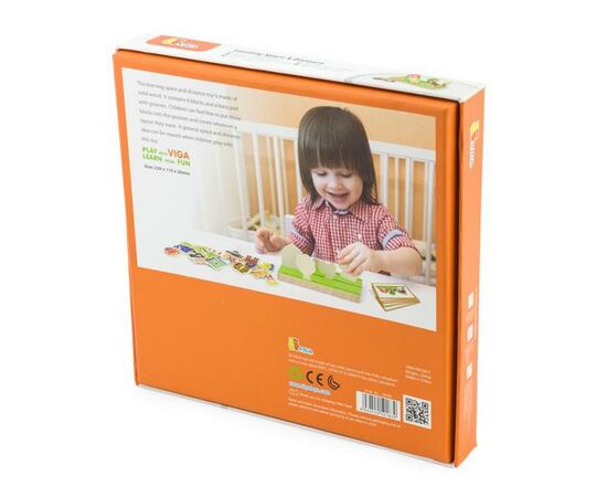 Развивающая игрушка Viga Toys Пространство и расстояние: ферма, море двусторонний (50183), изображение 4 Развивающая игрушка Viga Toys Пространство и расстояние: ферма, море двусторонний (50183), изображение 4