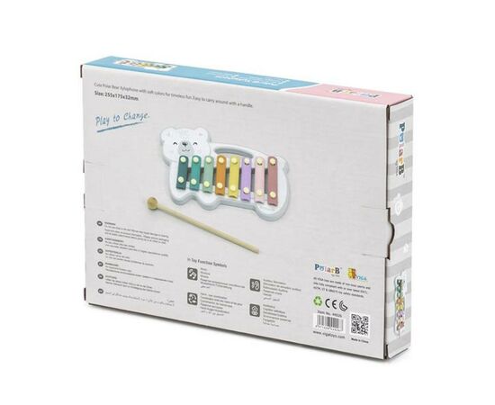 Развивающая игрушка Viga Toys PolarB Ксилофон-мишка (44026), изображение 7 Развивающая игрушка Viga Toys PolarB Ксилофон-мишка (44026), изображение 7